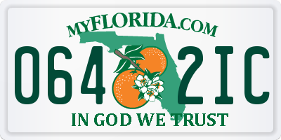 FL license plate 0642IC