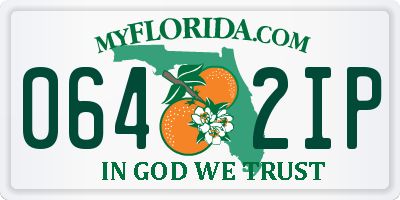 FL license plate 0642IP