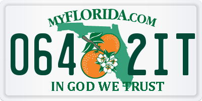 FL license plate 0642IT