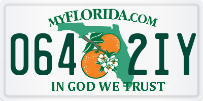 FL license plate 0642IY