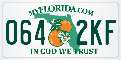 FL license plate 0642KF