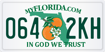 FL license plate 0642KH