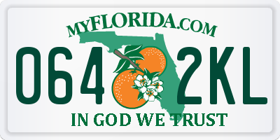 FL license plate 0642KL