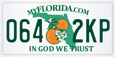 FL license plate 0642KP