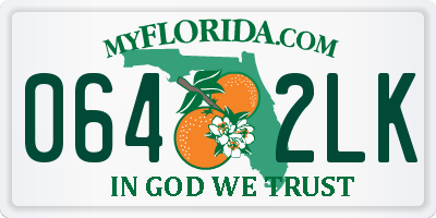 FL license plate 0642LK