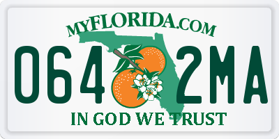 FL license plate 0642MA