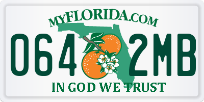 FL license plate 0642MB