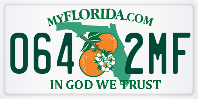 FL license plate 0642MF