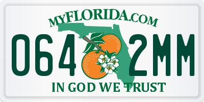 FL license plate 0642MM