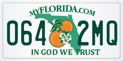 FL license plate 0642MQ
