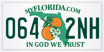 FL license plate 0642NH