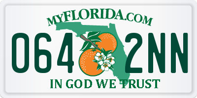 FL license plate 0642NN