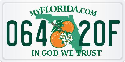 FL license plate 0642OF