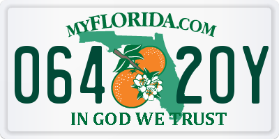 FL license plate 0642OY