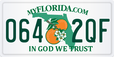 FL license plate 0642QF