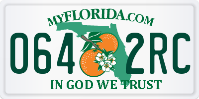 FL license plate 0642RC