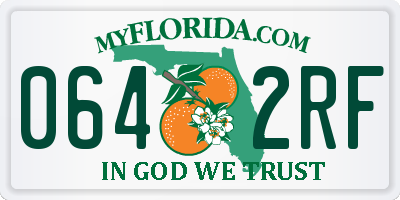 FL license plate 0642RF