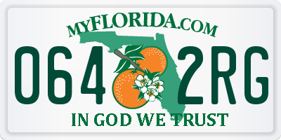 FL license plate 0642RG