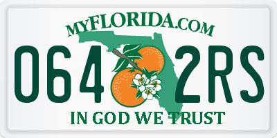 FL license plate 0642RS