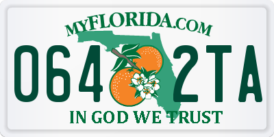 FL license plate 0642TA