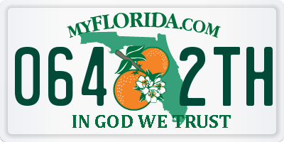 FL license plate 0642TH