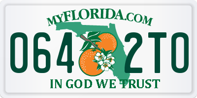 FL license plate 0642TO