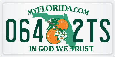 FL license plate 0642TS