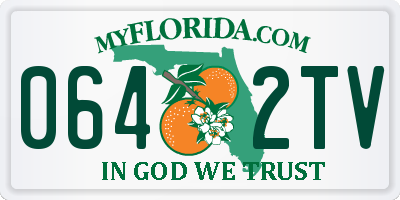 FL license plate 0642TV