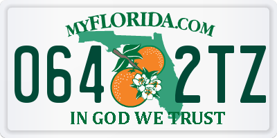 FL license plate 0642TZ