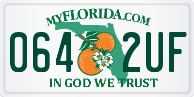 FL license plate 0642UF