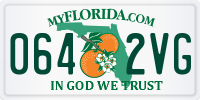 FL license plate 0642VG