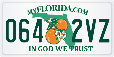FL license plate 0642VZ