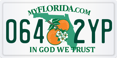 FL license plate 0642YP