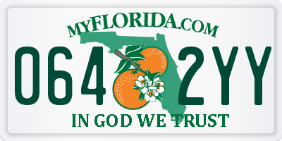 FL license plate 0642YY