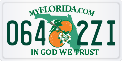 FL license plate 0642ZI