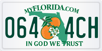 FL license plate 0644CH