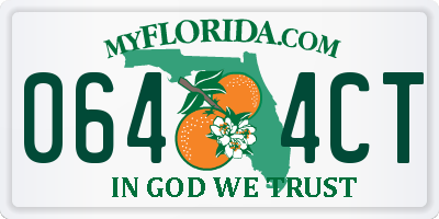 FL license plate 0644CT