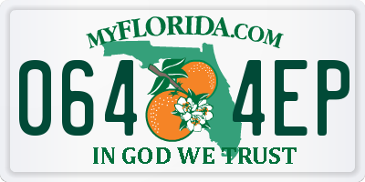FL license plate 0644EP