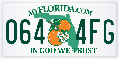 FL license plate 0644FG