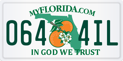 FL license plate 0644IL