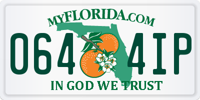 FL license plate 0644IP