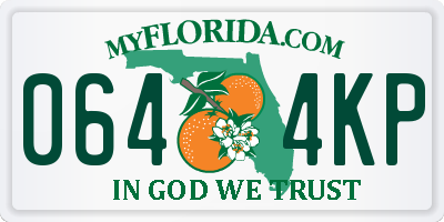 FL license plate 0644KP