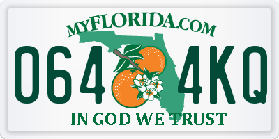 FL license plate 0644KQ