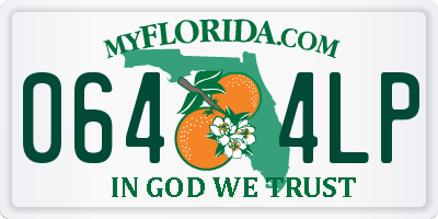 FL license plate 0644LP