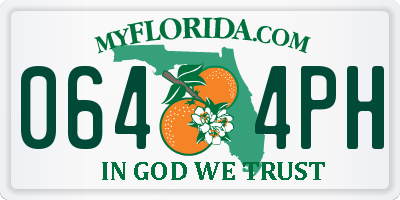 FL license plate 0644PH