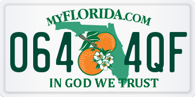 FL license plate 0644QF