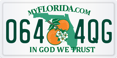FL license plate 0644QG