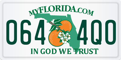 FL license plate 0644QO