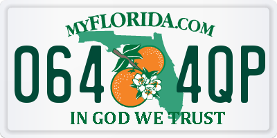 FL license plate 0644QP