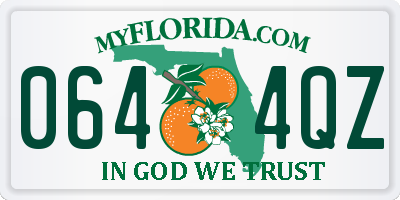 FL license plate 0644QZ